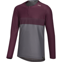 Flow XTG Manches Longues Henley - Graphite/Raisin