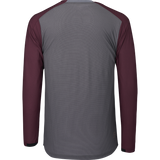 Flow XTG Manches Longues Henley - Graphite/Raisin