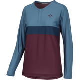 Flow XTG Women's Long Sleeve Henley - Raisin / Marine