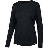 Women's Flow Merino long sleeve jersey - black 
