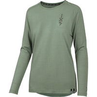Women's Flow Merino long sleeve jersey - Sage 