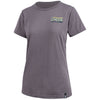 Womens Arch organic tee - Dirty Purple