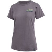 Womens Arch organic tee - Dirty Purple