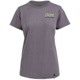 Womens Arch organic tee - Dirty Purple