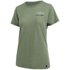 Womens Arch organic tee - Sage