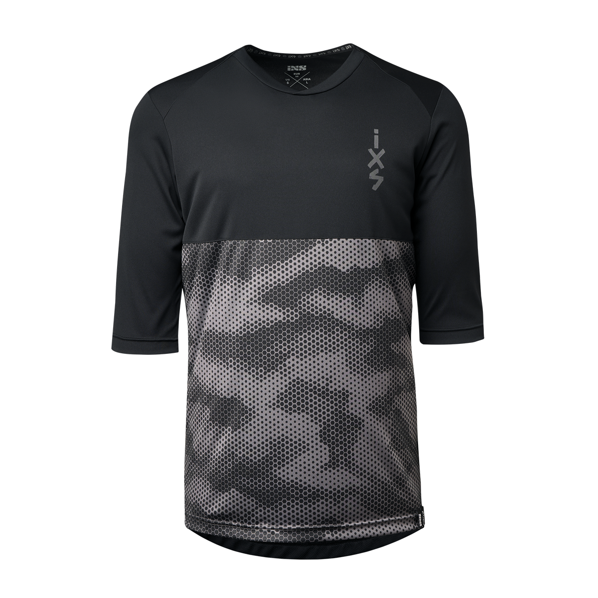 Carve 1.0 3/4 Jersey - schwarz-graphit