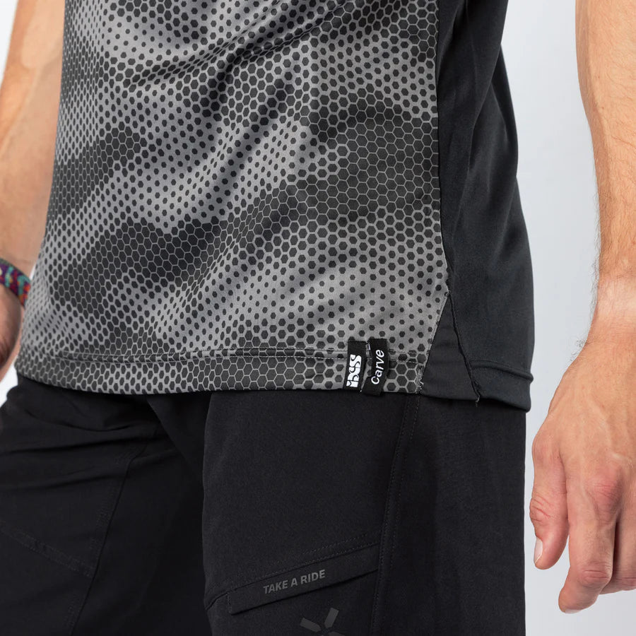 Carve 1.0 3/4 Jersey - schwarz-graphit