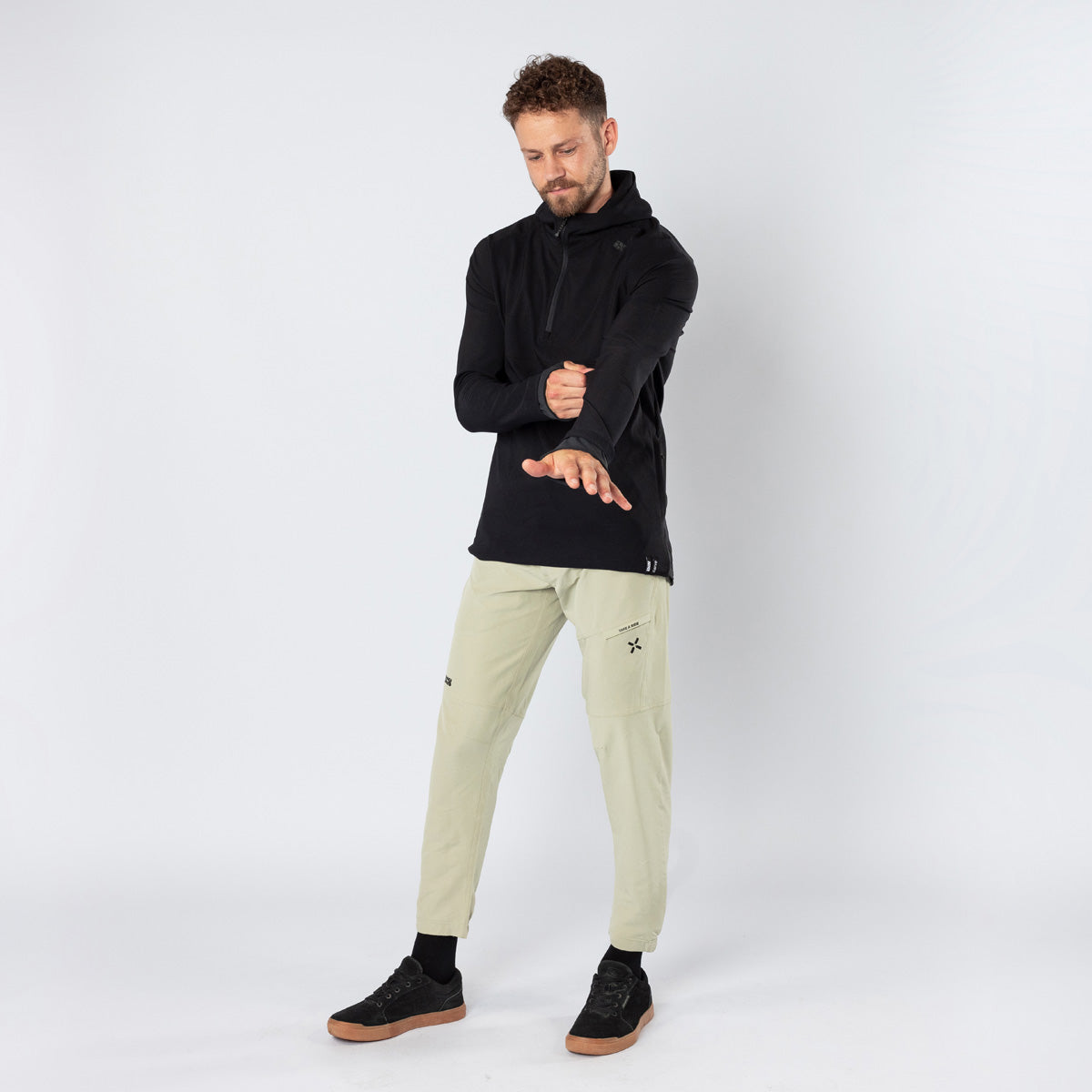 Carve 1.0 Hooded Jersey - schwarz