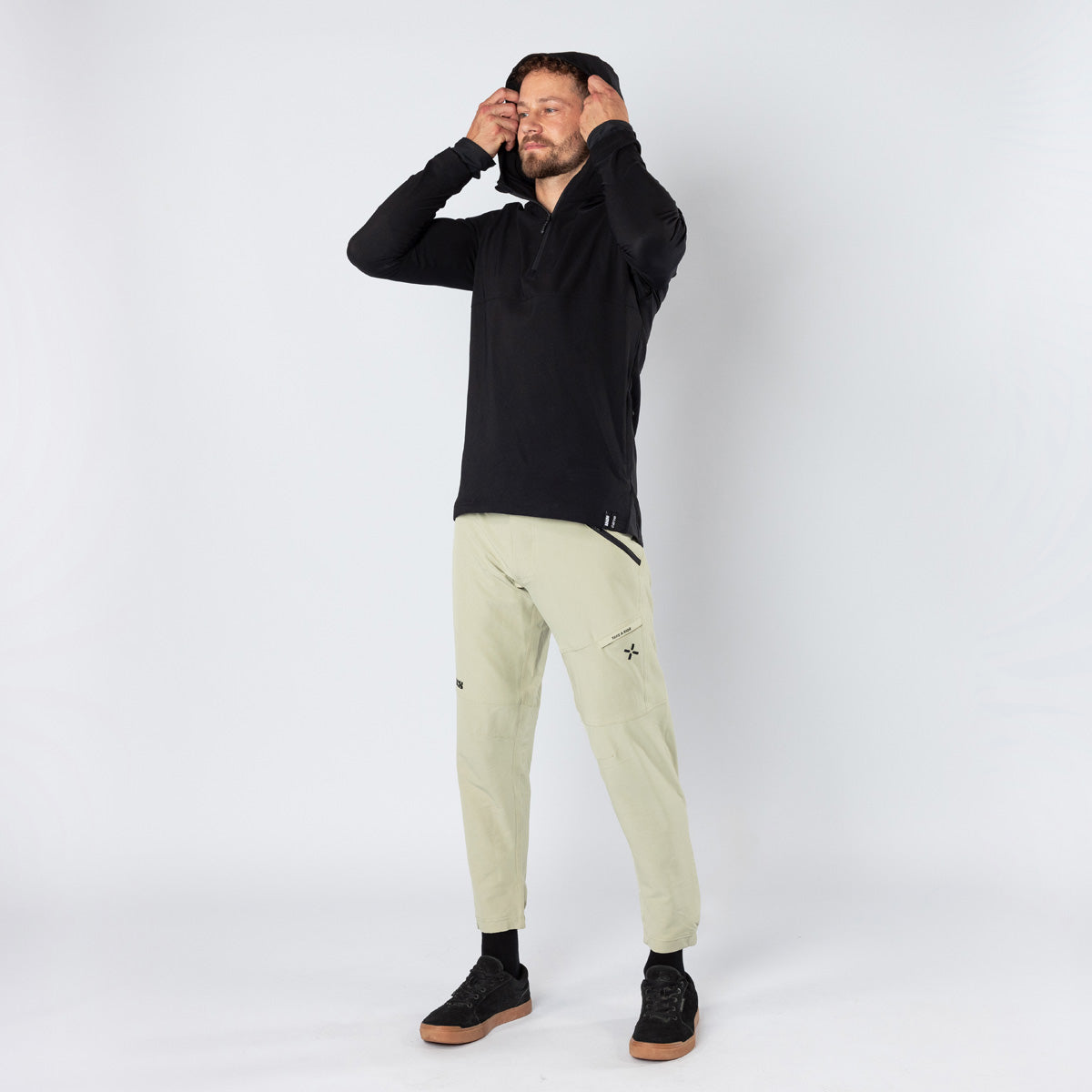 Carve 1.0 Hooded Jersey - schwarz