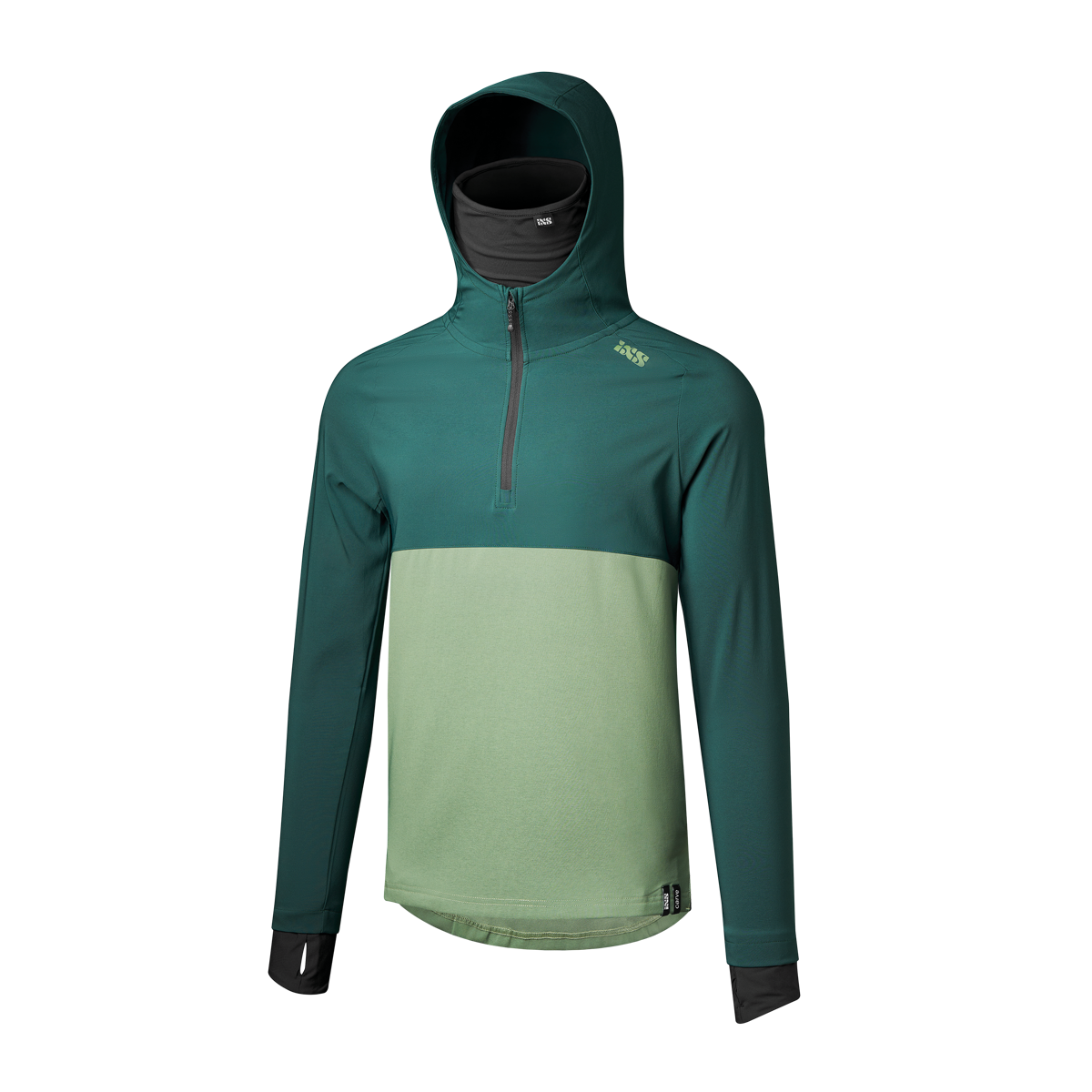 Carve 1.0 Hooded Jersey - duckgreen-sage