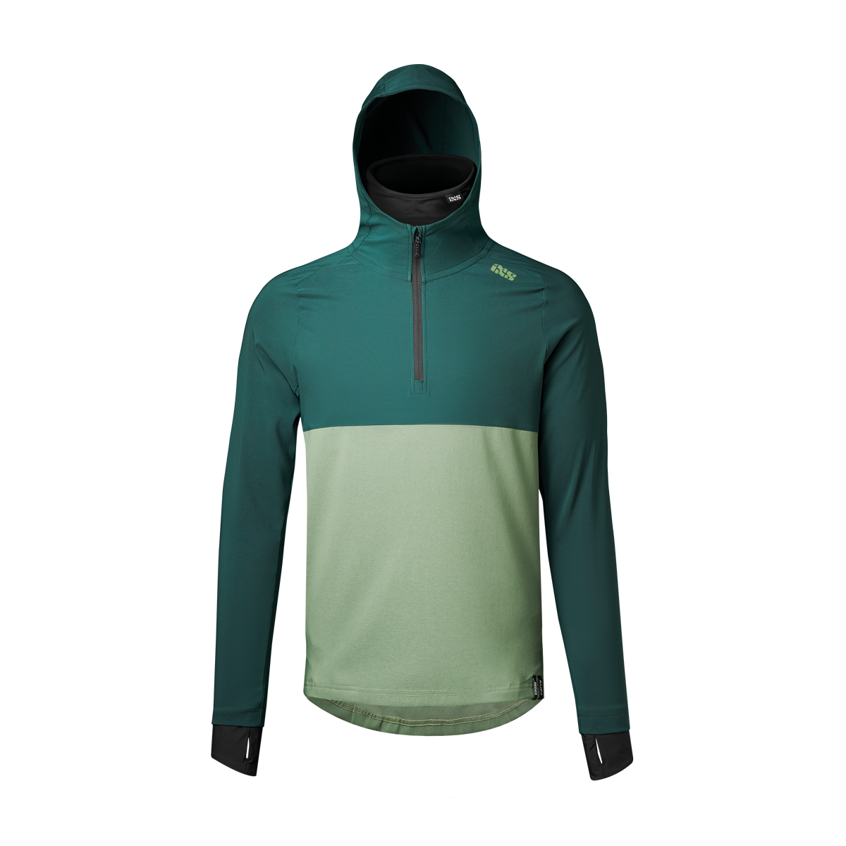Carve 1.0 Hooded Jersey - duckgreen-sage
