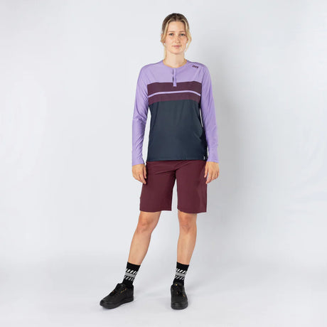 Ladies Flow Lite 1.0 Henley lavender-marine 