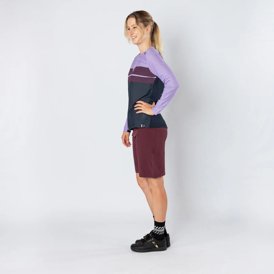 Ladies Flow Lite 1.0 Henley lavender-marine 