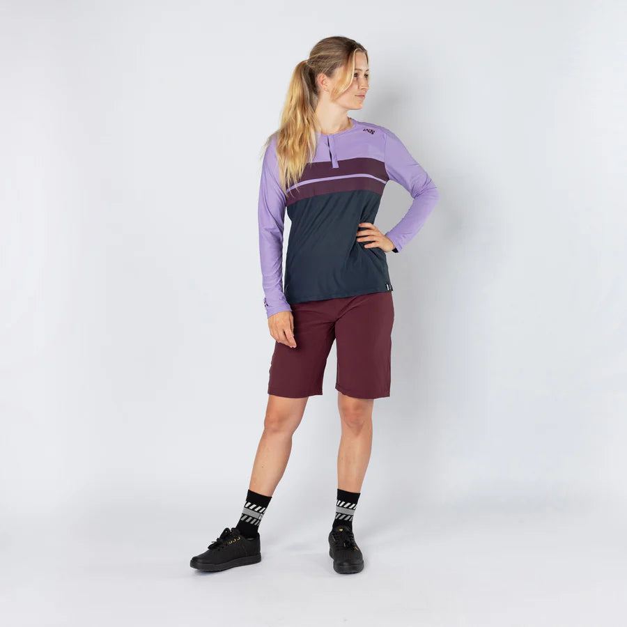Ladies Flow Lite 1.0 Henley lavender-marine 