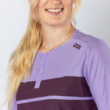 Ladies Flow Lite 1.0 Henley lavender-marine 