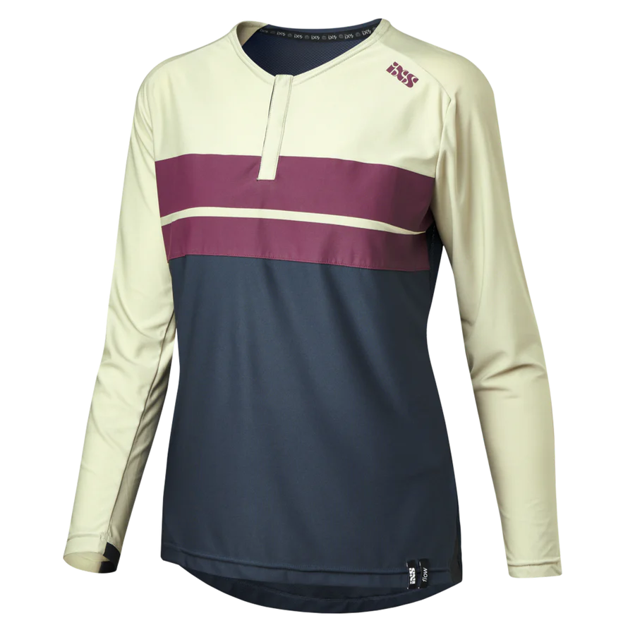 Damen Flow Lite 1.0 Henley - sand-marine