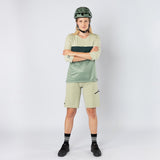 Damen Carve 1.0 3/4 Jersey - sand-sage