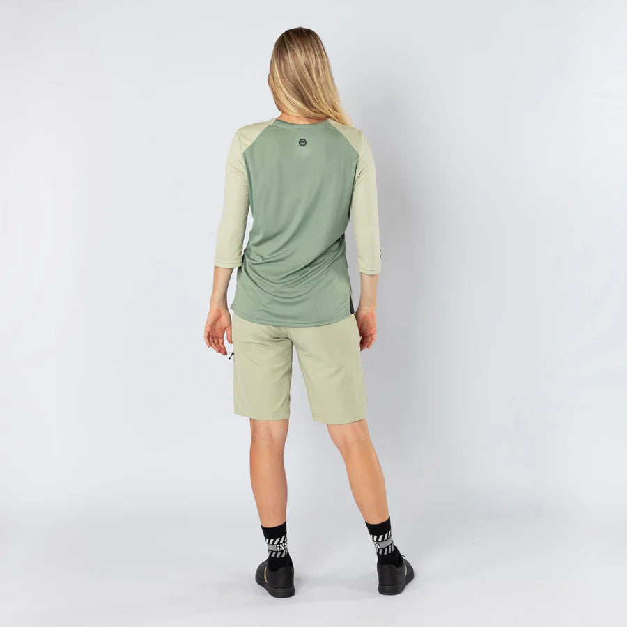 Damen Carve 1.0 3/4 Jersey - sand-sage