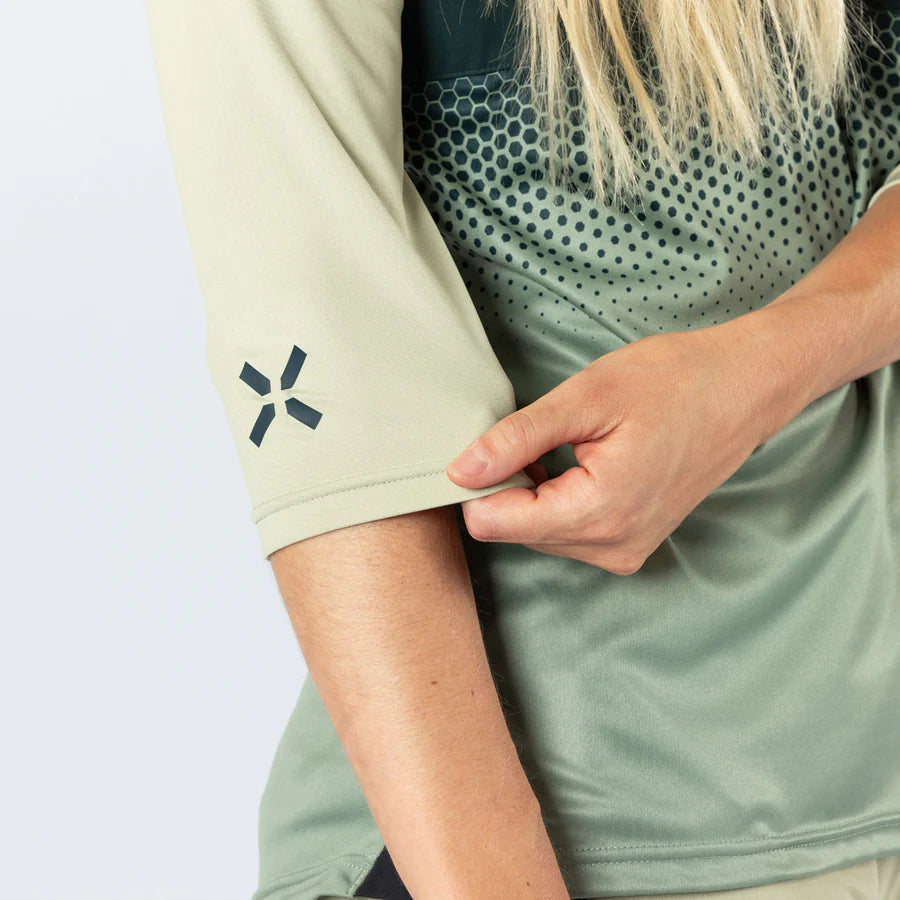 Damen Carve 1.0 3/4 Jersey - sand-sage