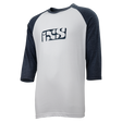 Brand Tee 3/4 6.1 T-Shirt - White/Blue