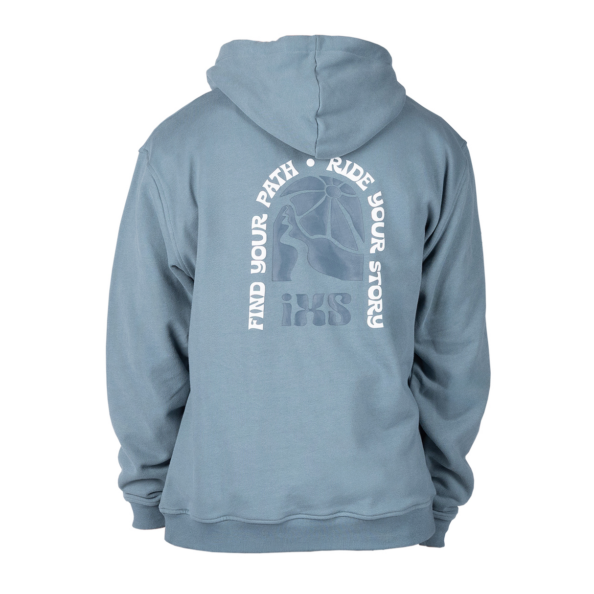 Graphic 1.0 Hoodie - blau grau