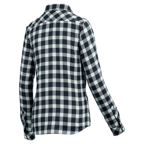 Chemise en flanelle pour femmes Escapee - Aqua/Navy