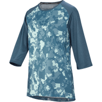 Carve Damen Trikot - Blau/Camo - 3/4-Arm