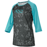 Carve Women's Jersey - Turquoise/Camo - 3/4 