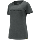 Getoutandplay Women Organic Cotton T-Shirt - graphite 