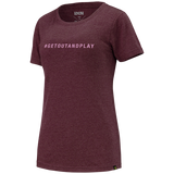Getoutandplay Women Organic Cotton T-Shirt - Raisin