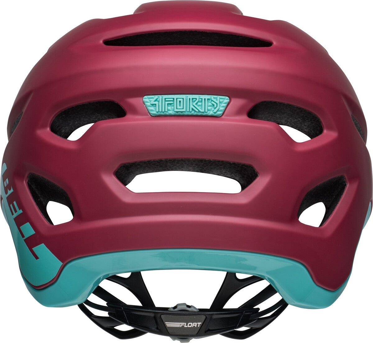 4FORTY Fahrradhelm - matte/gloss brick red/ocean