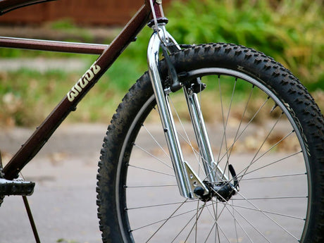 Moto Cruiser Starrgabel für Felgenbremse - Chrom