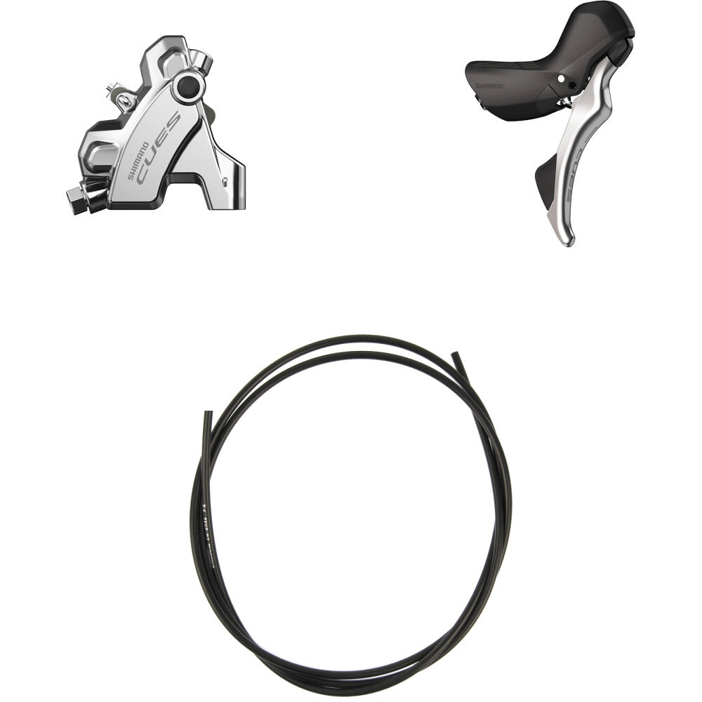 Scheibenbremse CUES ST-U6030/BR-U6030 Polished Silver Edition - rechts