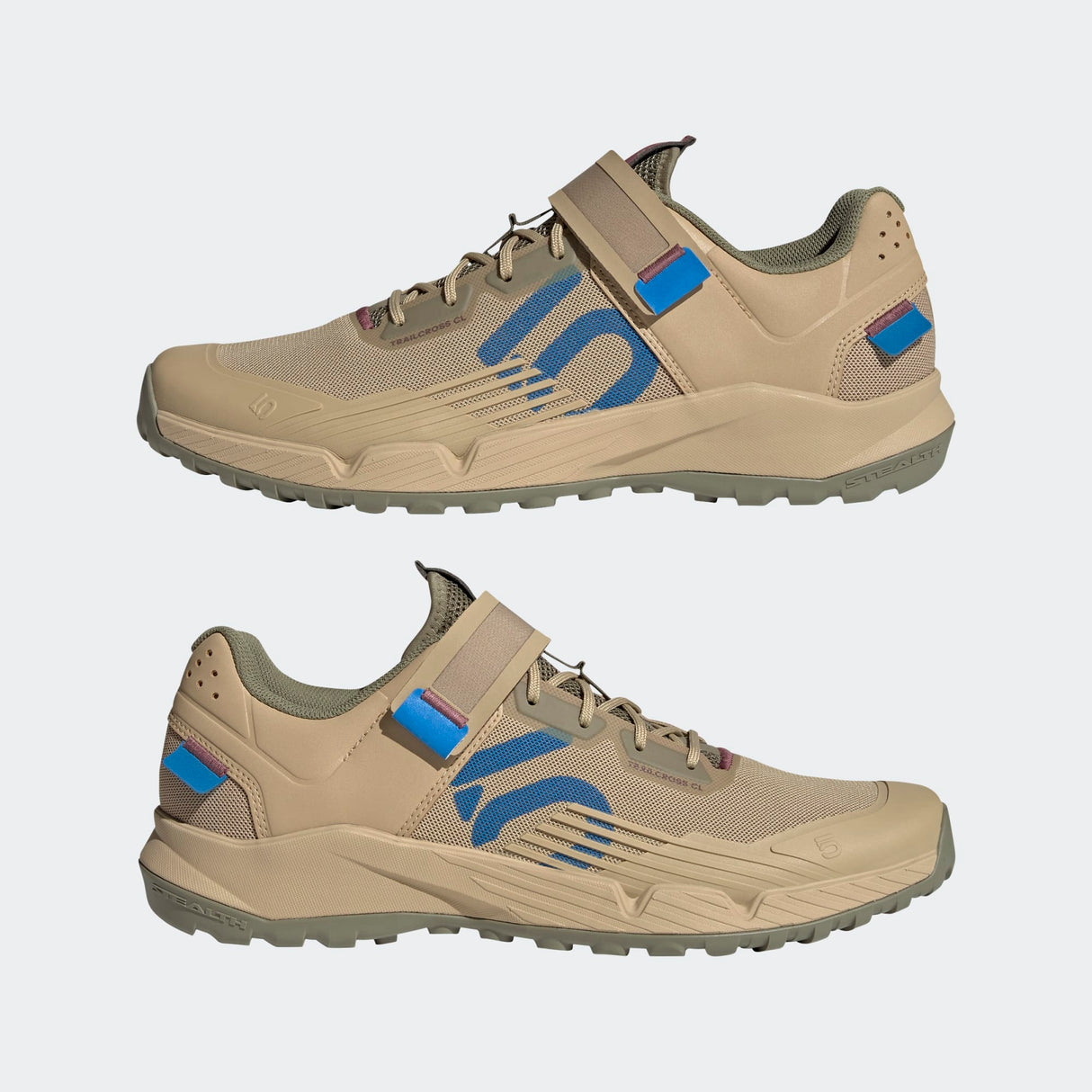 Trailcross Clip-In - Beige Tone/Blue Rush/Orbit Green