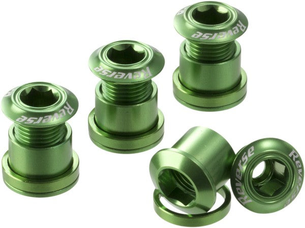 Chainring Bolt Set Kettenblattschrauben - 7mm - grün
