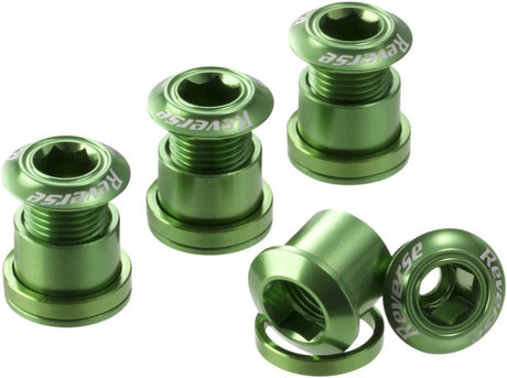 Chainring Bolt Set Kettenblattschrauben - 7mm - grün