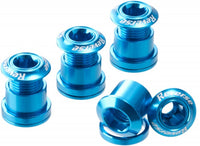 Chainring Bolt Set Chainring Screws - 7mm - light blue 