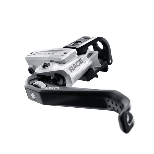 Race Pro disc brake set, 4-piston - silver/black