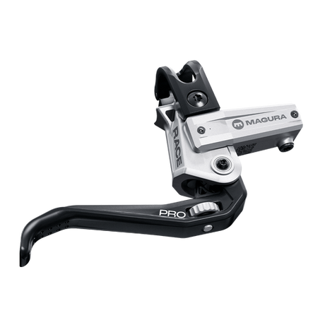 Race Pro disc brake set, 4-piston - silver/black
