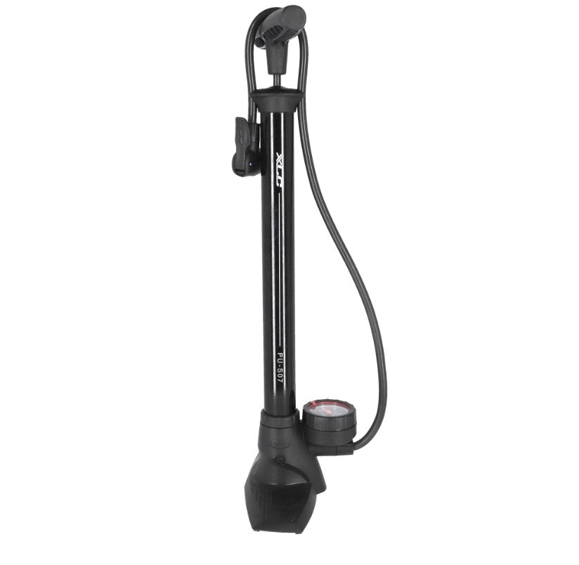 Standpumpe 'Delta' PU-S07, 11 bar, mit Dualkopf - schwarz