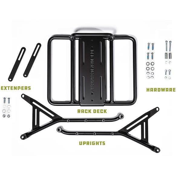 Portaequipajes Pizza Rack - negro 