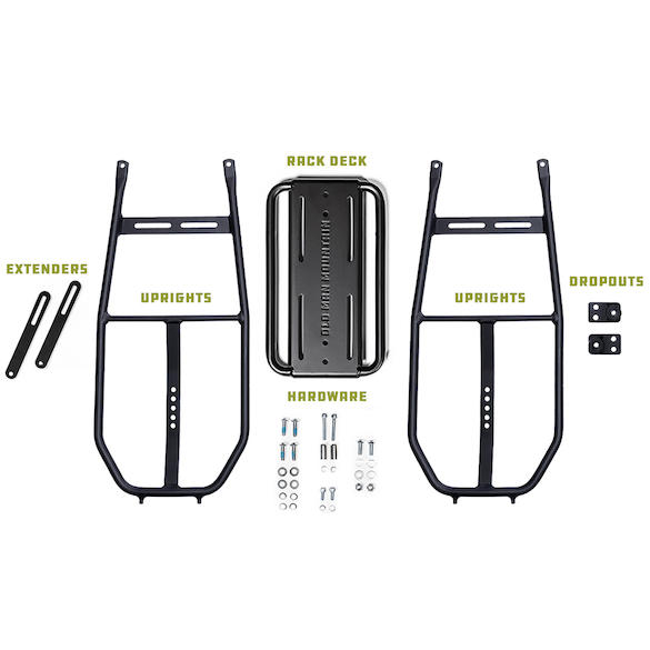 Impala Lowrider Gepäckträger - Schwarz