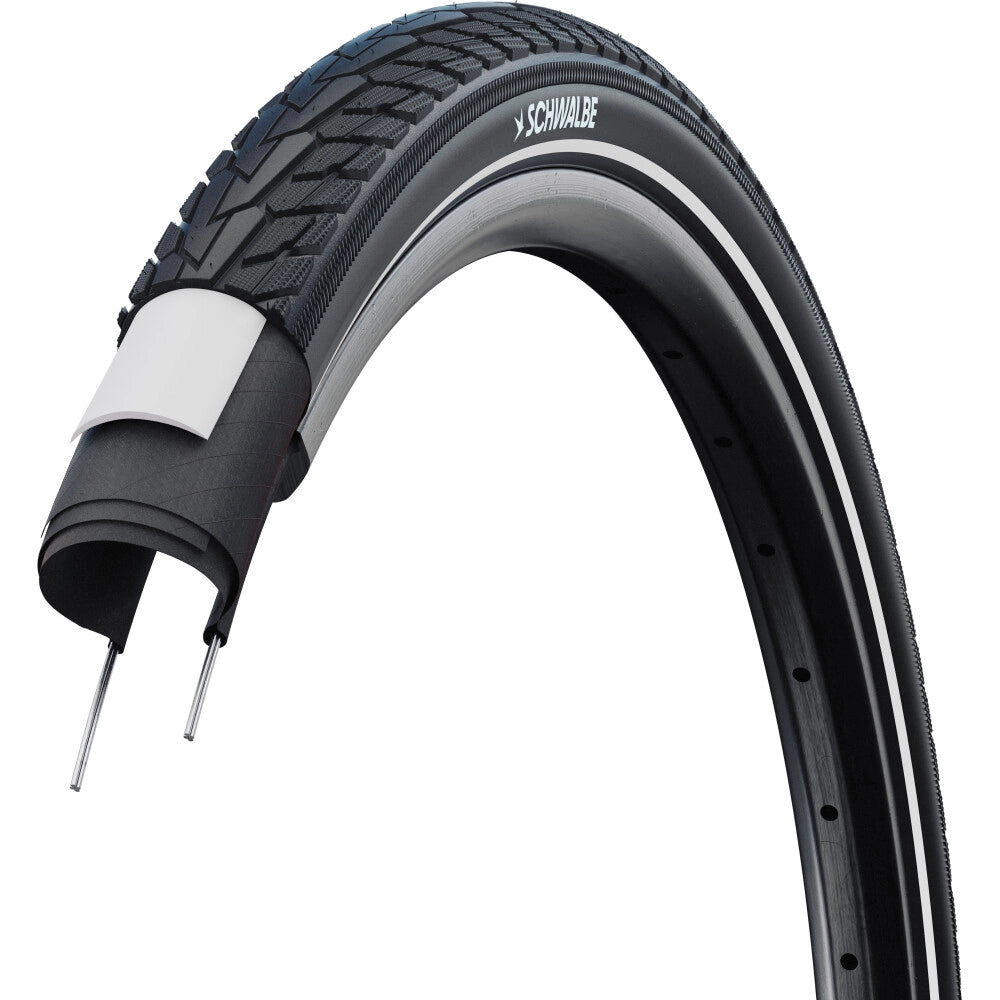 Road Cruiser Plus, Green Compound Active Line, 28" Drahtreifen - schwarz/reflex