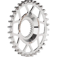 CDX Riemenscheibe vorne, Direct Mount, Pinion - silber