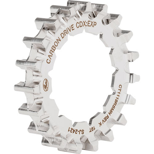 CDX Riemenscheibe hinten, Rohloff - silber