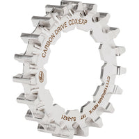 CDX Riemenscheibe hinten, Rohloff - silber
