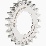 CDX Riemenscheibe hinten, Rohloff - silber