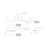 Kitchen Sink Handlebar Drop Bar + Loop Gravel-Lenker mit Aero-Auflieger