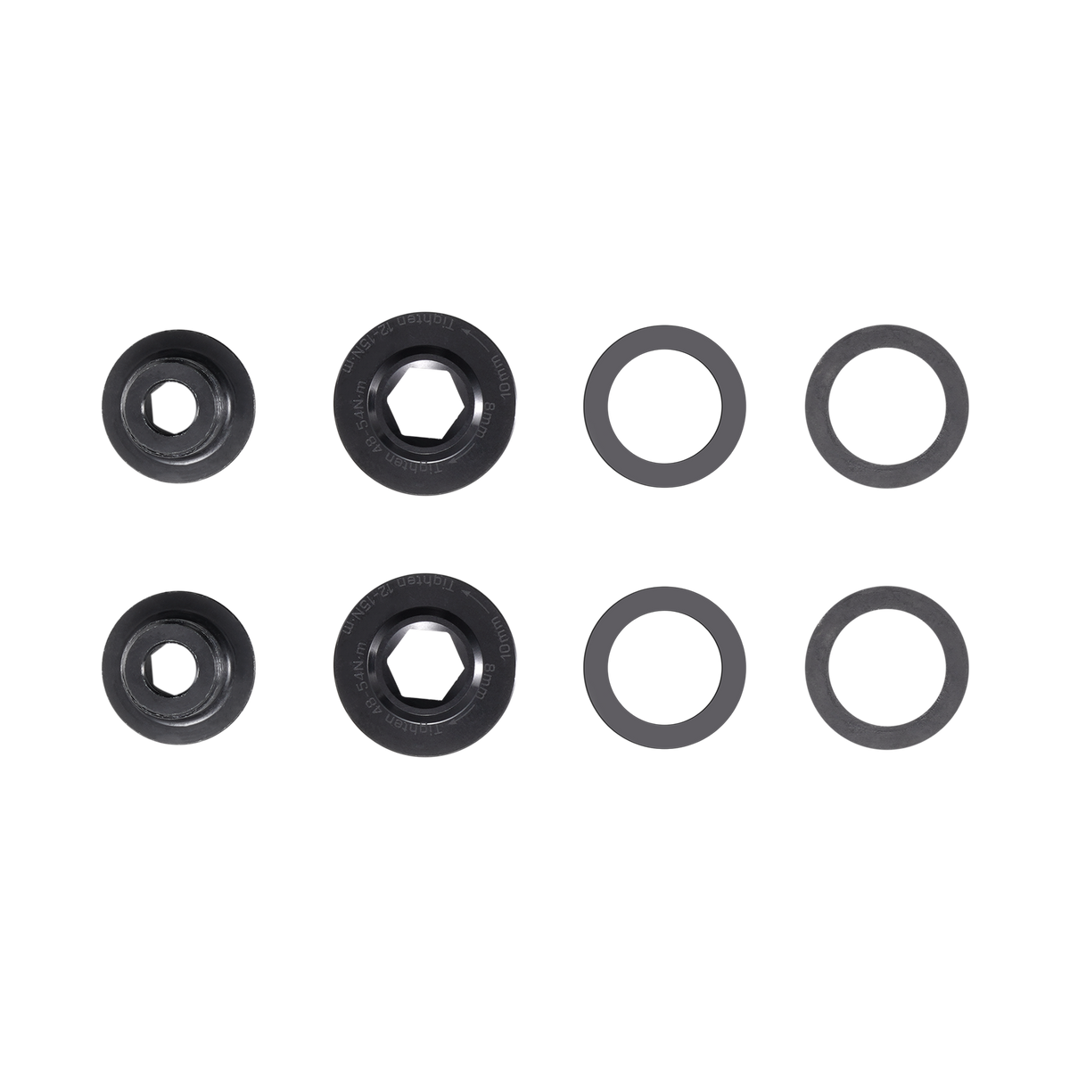 Avinox Crank Bolt Kit (Dual-Ring Laser Etched)