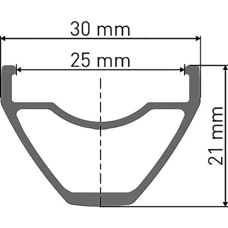 E 512 Enduro Felge 29 " - schwarz
